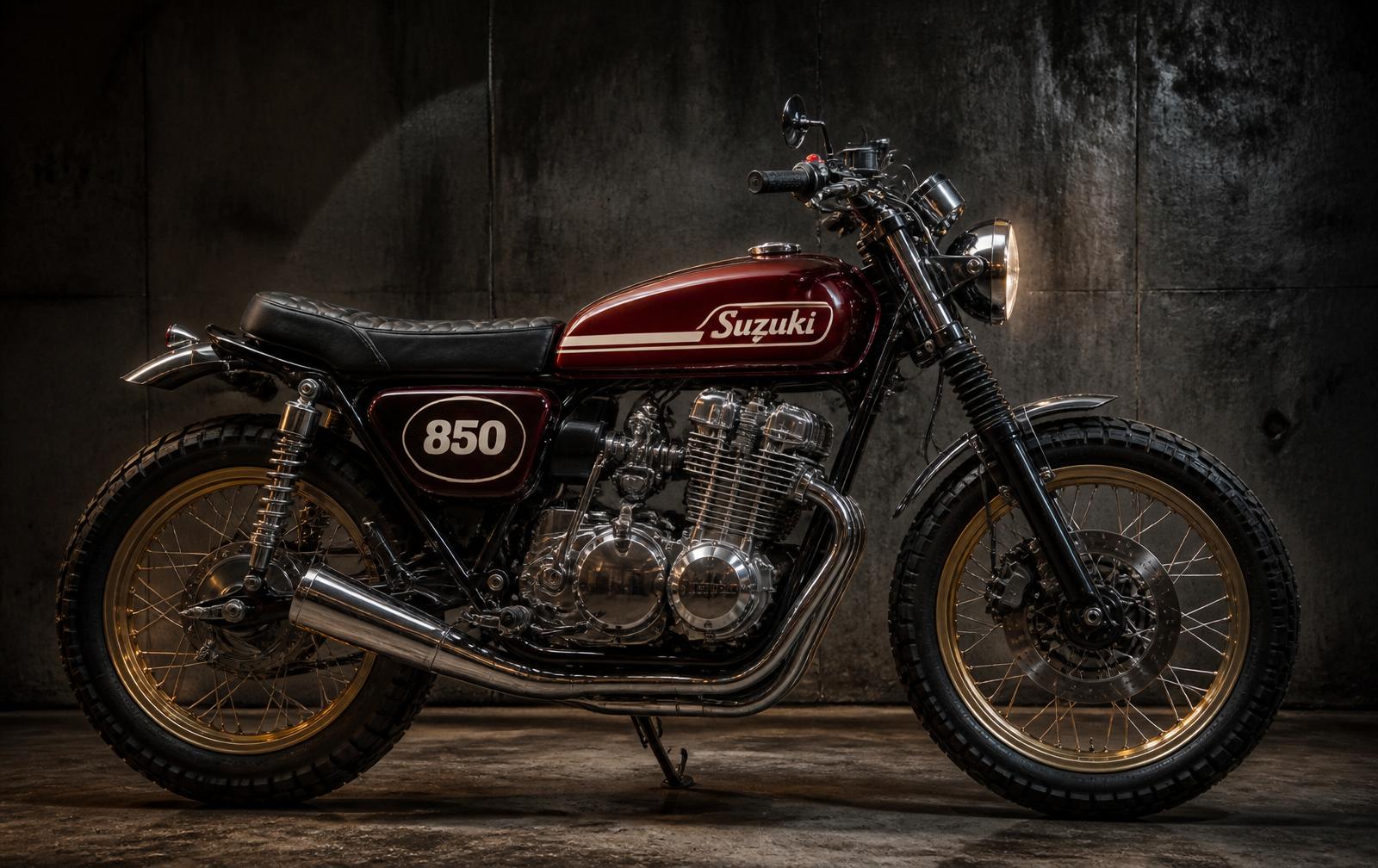 Suzuki GS 850 — Mahogany
